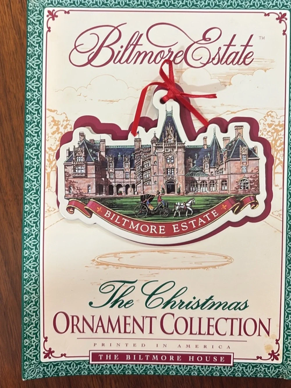 Biltmore House ornament collection 1994